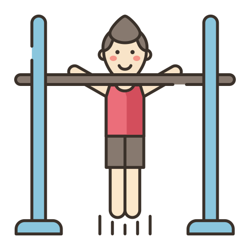 woman doing a pull-up